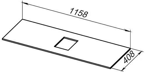 Столешница Allen Brau Priority 1.31012.GR-S 120 graphite structure Столешница Allen Brau Priority 1.31012.GR-S 120 graphite structure