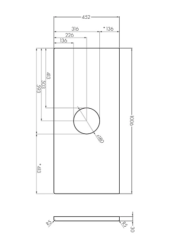 Столешница Aquaton Брук 100 центр (20+60+20) 1A204805BC010 Столешница Aquaton Брук 100 центр (20+60+20) 1A204805BC010