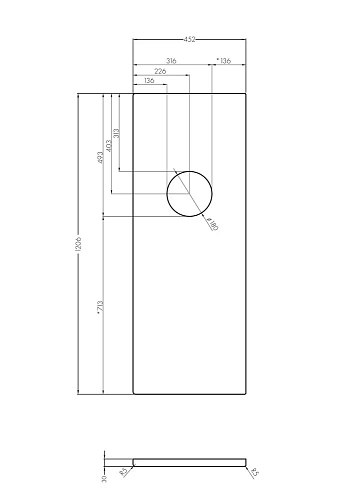 Столешница Aquaton Брук 120 (80+40) 1A204505BC010 Столешница Aquaton Брук 120 (80+40) 1A204505BC010