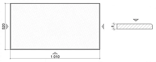 Столешница Armadi Art 853-100-B Lucido стекло 100см прямая Глянцевая Черная Lucido Столешница Armadi Art 853-100-B Lucido стекло 100см прямая Глянцевая Черная Lucido