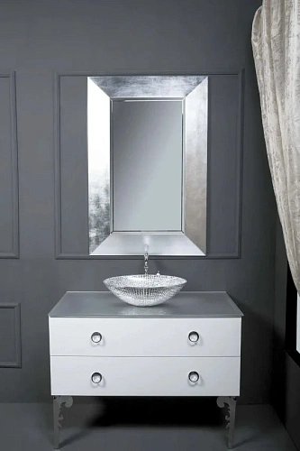 Столешница Armadi Art 853-100-S NeoArt стекло 100см прямая серебро Столешница Armadi Art 853-100-S NeoArt стекло 100см прямая серебро