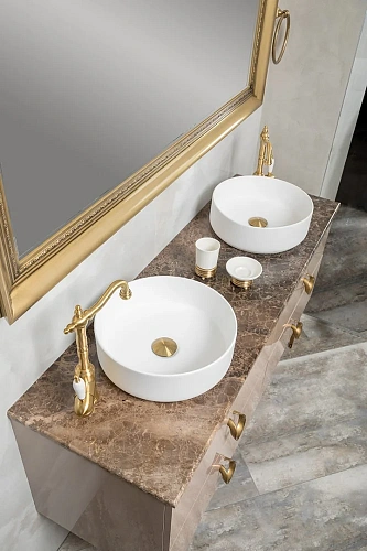 Столешница Armadi Art NeoArt 857-161-ED мрамор 161см Emprador Dark Столешница Armadi Art NeoArt 857-161-ED мрамор 161см Emprador Dark