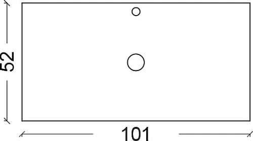 Столешница Armadi Art Neoart Calacatta 877-100 прямая 101x52см Столешница Armadi Art Neoart Calacatta 877-100 прямая 101x52см