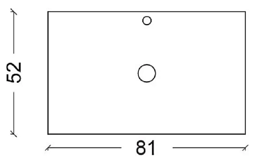 Столешница Armadi Art NeoArt Solid Glass 851-080 белая прямая 81x52см Столешница Armadi Art NeoArt Solid Glass 851-080 белая прямая 81x52см