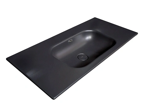 Столешница Armadi Art Vallessi 838-100-A без отв 100 антрацит керамика без отверстия Столешница Armadi Art Vallessi 838-100-A без отв 100 антрацит керамика без отверстия