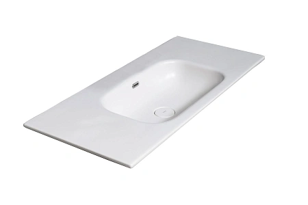 Столешница Armadi Art Vallessi 838-100-W без отв 100 белая керамика без отверстия Столешница Armadi Art Vallessi 838-100-W без отв 100 белая керамика без отверстия