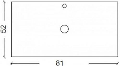 Столешница Boheme Lucido стекло 80см Лиловый 852-080-PU Столешница Boheme Lucido стекло 80см Лиловый 852-080-PU