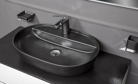 Столешница Boheme прямая черная 80 VALLESSI 840-080-А Столешница Boheme прямая черная 80 VALLESSI 840-080-А