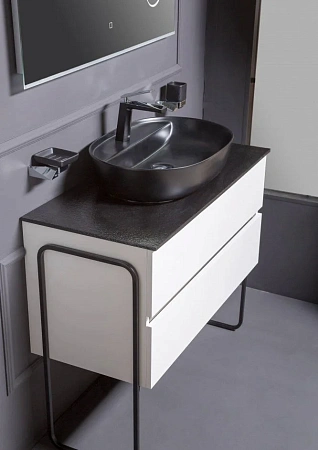 Столешница Boheme прямая черная 80 VALLESSI 840-080-А Столешница Boheme прямая черная 80 VALLESSI 840-080-А