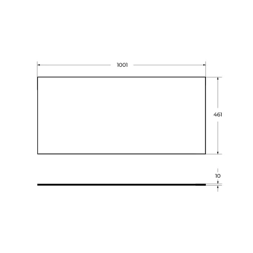 Столешница CEZARES CADRO-100-HPL-NRM 1000x460 HPL Столешница CEZARES CADRO-100-HPL-NRM 1000x460 HPL