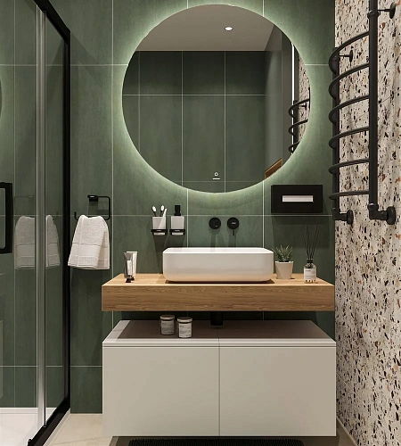 Столешница STWORKI Ольборг 100 дуб французский, без отверстий, 2 тумбы 50, с раковиной STWORKI Soul 489116 Столешница STWORKI Ольборг 100 дуб французский, без отверстий, 2 тумбы 50, с раковиной STWORKI Soul 489116