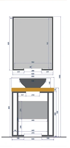 Столешница Velvex Gelou 65 Натуральное дерево stGEL.65-71 Столешница Velvex Gelou 65 Натуральное дерево stGEL.65-71