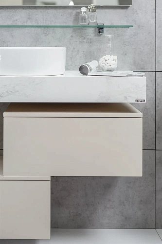 Столешница Velvex Unit 190, белый мрамор st.UNI.190-630 Столешница Velvex Unit 190, белый мрамор st.UNI.190-630