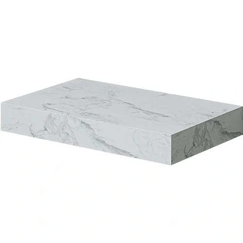 Столешница Velvex Unit 80, белый мрамор st.UNI.80-630 Столешница Velvex Unit 80, белый мрамор st.UNI.80-630