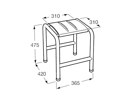 Стул для душа Roca Access Comfort 816914009 Стул для душа Roca Access Comfort 816914009