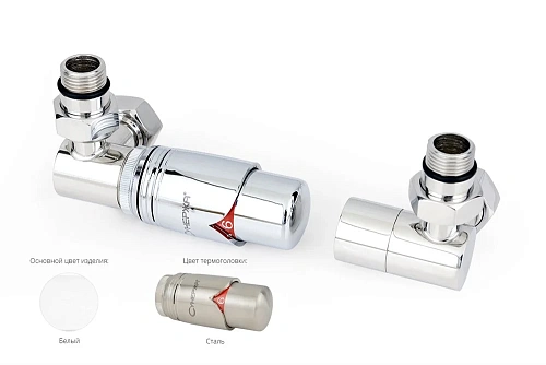 Терморегулятор Сунержа 3D левый G 1/2 НР х G 3/4 НГ (набор) 12-1421-6205 Белый Терморегулятор Сунержа 3D левый G 1/2 НР х G 3/4 НГ (набор) 12-1421-6205 Белый