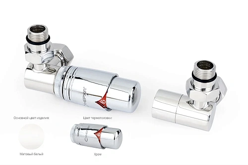 Терморегулятор Сунержа 3D левый G 1/2 НР х G 3/4 НГ (набор) 30-1421-6203 Матовый белый Терморегулятор Сунержа 3D левый G 1/2 НР х G 3/4 НГ (набор) 30-1421-6203 Матовый белый