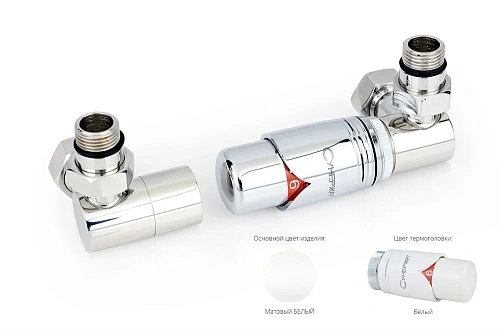Терморегулятор Сунержа 3D правый G 1/2 НР х G 3/4 НГ (набор) 30-1422-6202 Матовый белый Терморегулятор Сунержа 3D правый G 1/2 НР х G 3/4 НГ (набор) 30-1422-6202 Матовый белый