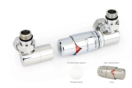 Терморегулятор Сунержа 3D правый G 1/2 НР х G 3/4 НГ (набор) 30-1422-6205 Матовый белый Терморегулятор Сунержа 3D правый G 1/2 НР х G 3/4 НГ (набор) 30-1422-6205 Матовый белый