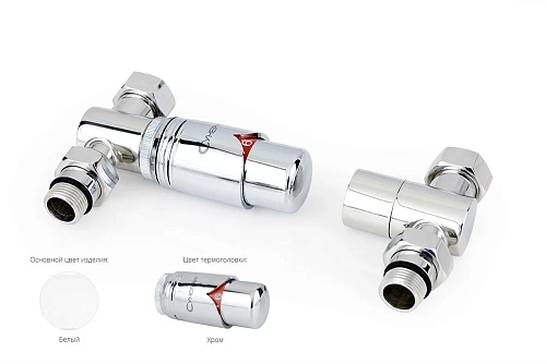 Терморегулятор Сунержа прямой G 1/2 НР х G 3/4 НГ (набор) 12-1420-6203 Белый Терморегулятор Сунержа прямой G 1/2 НР х G 3/4 НГ (набор) 12-1420-6203 Белый