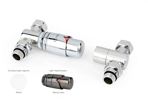 Терморегулятор Сунержа прямой G 1/2 НР х G 3/4 НГ (набор) 12-1420-6211 Белый Терморегулятор Сунержа прямой G 1/2 НР х G 3/4 НГ (набор) 12-1420-6211 Белый