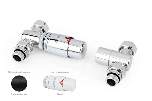 Терморегулятор Сунержа прямой G 1/2 НР х G 3/4 НГ (набор) 15-1420-6202 Темный титан муар Терморегулятор Сунержа прямой G 1/2 НР х G 3/4 НГ (набор) 15-1420-6202 Темный титан муар
