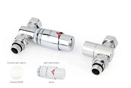 Терморегулятор Сунержа прямой G 1/2 НР х G 3/4 НГ (набор) 30-1420-6202 Матовый белый Терморегулятор Сунержа прямой G 1/2 НР х G 3/4 НГ (набор) 30-1420-6202 Матовый белый