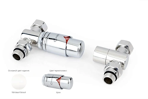 Терморегулятор Сунержа прямой G 1/2 НР х G 3/4 НГ (набор) 30-1420-6203 Матовый белый Терморегулятор Сунержа прямой G 1/2 НР х G 3/4 НГ (набор) 30-1420-6203 Матовый белый