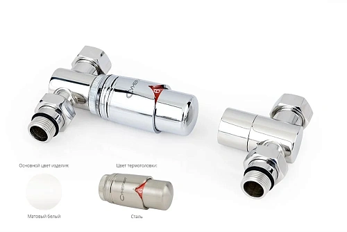 Терморегулятор Сунержа прямой G 1/2 НР х G 3/4 НГ (набор) 30-1420-6205 Матовый белый Терморегулятор Сунержа прямой G 1/2 НР х G 3/4 НГ (набор) 30-1420-6205 Матовый белый