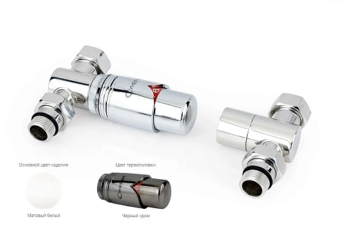 Терморегулятор Сунержа прямой G 1/2 НР х G 3/4 НГ (набор) 30-1420-6211 Матовый белый Терморегулятор Сунержа прямой G 1/2 НР х G 3/4 НГ (набор) 30-1420-6211 Матовый белый