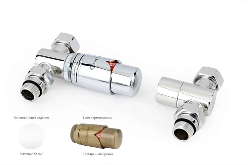 Терморегулятор Сунержа прямой G 1/2 НР х G 3/4 НГ (набор) 30-1420-6213 Матовый белый Терморегулятор Сунержа прямой G 1/2 НР х G 3/4 НГ (набор) 30-1420-6213 Матовый белый