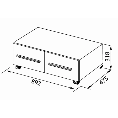 Тумба Aquanet Верона 90 белый (2 ящика) 00172337 Тумба Aquanet Верона 90 белый (2 ящика) 00172337