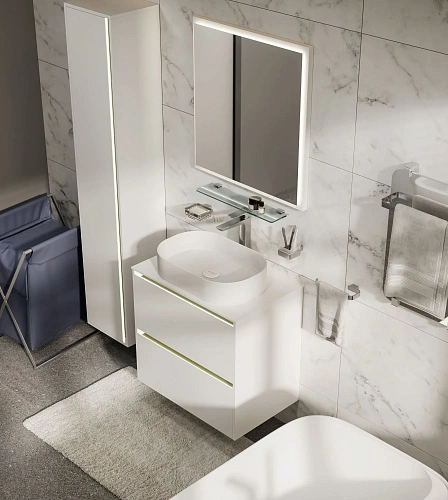 Тумба под раковину Allen Brau Activity 70 1.34011.WM белый матовый/олива брашированная Тумба под раковину Allen Brau Activity 70 1.34011.WM белый матовый/олива брашированная