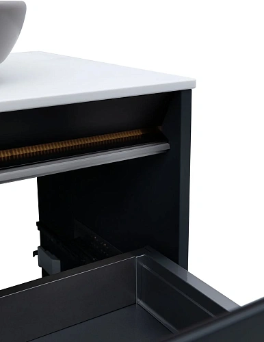 Тумба под раковину Allen Brau Activity 80 1.34004.AM антрацит матовый/черный брашированный Тумба под раковину Allen Brau Activity 80 1.34004.AM антрацит матовый/черный брашированный