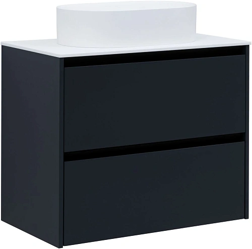 Тумба под раковину Allen Brau Activity 80 1.34004.AM антрацит матовый/черный брашированный Тумба под раковину Allen Brau Activity 80 1.34004.AM антрацит матовый/черный брашированный