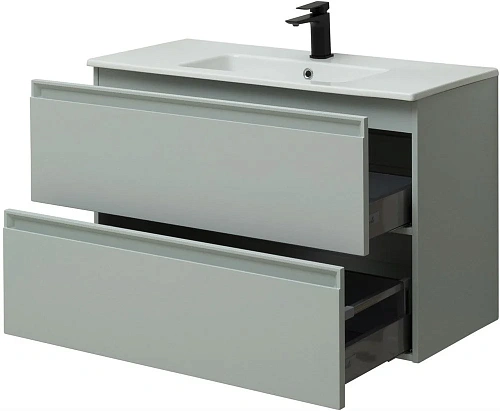 Тумба под раковину Allen Brau Eclipse 1.E1003.PWM 100 рapyrus white matt Тумба под раковину Allen Brau Eclipse 1.E1003.PWM 100 рapyrus white matt