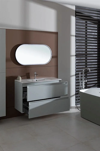 Тумба под раковину Allen Brau Eclipse 1.E1003.PWM 100 рapyrus white matt Тумба под раковину Allen Brau Eclipse 1.E1003.PWM 100 рapyrus white matt