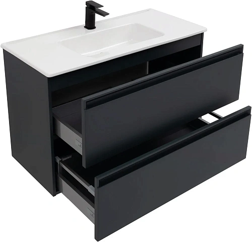 Тумба под раковину Allen Brau Eclipse 100 1.E1003.AM антрацит матовый Тумба под раковину Allen Brau Eclipse 100 1.E1003.AM антрацит матовый