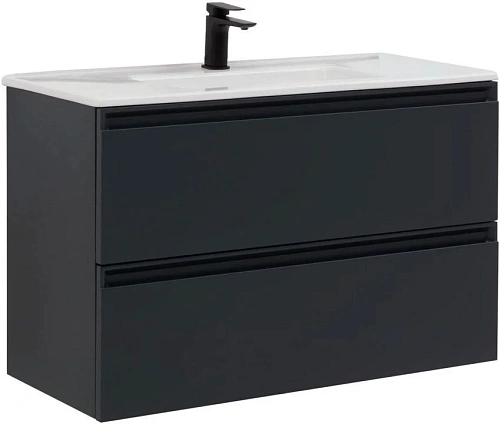 Тумба под раковину Allen Brau Eclipse 100 1.E1003.AM антрацит матовый Тумба под раковину Allen Brau Eclipse 100 1.E1003.AM антрацит матовый