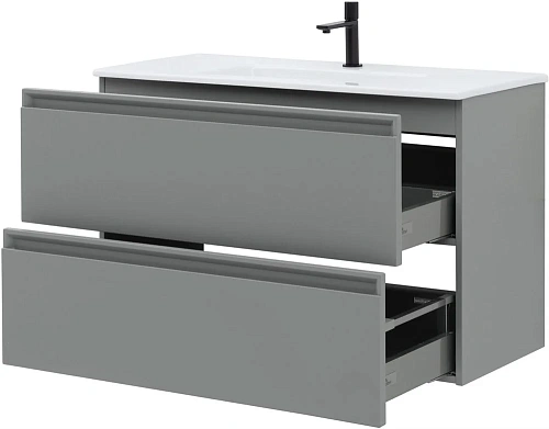 Тумба под раковину Allen Brau Eclipse 100 1.E1003.PGM платина матовый Тумба под раковину Allen Brau Eclipse 100 1.E1003.PGM платина матовый