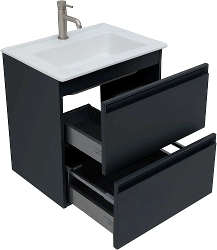 Тумба под раковину Allen Brau Eclipse 60 1.E1001.AM антрацит матовый Тумба под раковину Allen Brau Eclipse 60 1.E1001.AM антрацит матовый