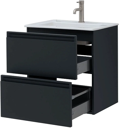 Тумба под раковину Allen Brau Eclipse 60 1.E1001.AM антрацит матовый Тумба под раковину Allen Brau Eclipse 60 1.E1001.AM антрацит матовый