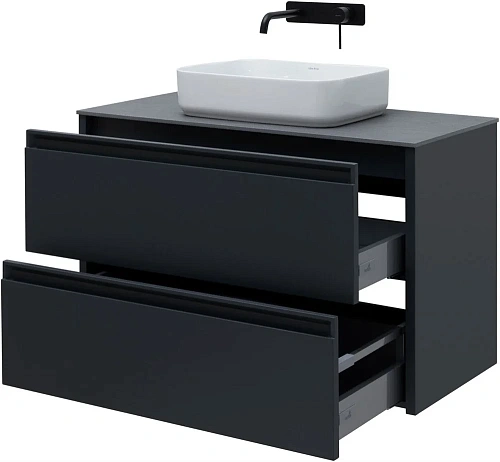 Тумба под раковину Allen Brau Fantasy 100 1.11003.AM антрацит матовый Тумба под раковину Allen Brau Fantasy 100 1.11003.AM антрацит матовый
