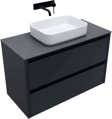 Тумба под раковину Allen Brau Fantasy 100 1.11003.AM антрацит матовый Тумба под раковину Allen Brau Fantasy 100 1.11003.AM антрацит матовый