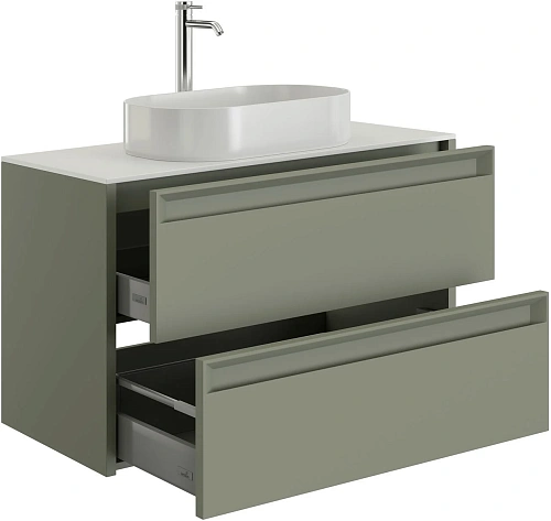 Тумба под раковину Allen Brau Fantasy 100 1.11003.CGM 2.0 олива матовый Тумба под раковину Allen Brau Fantasy 100 1.11003.CGM 2.0 олива матовый