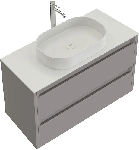 Тумба под раковину Allen Brau Fantasy 100 1.11003.PGM 2.0 платина матовый Тумба под раковину Allen Brau Fantasy 100 1.11003.PGM 2.0 платина матовый