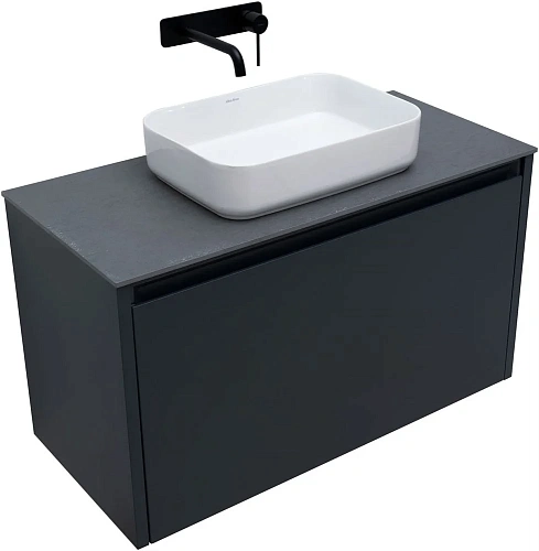 Тумба под раковину Allen Brau Fantasy 100 1.11004.AM антрацит матовый Тумба под раковину Allen Brau Fantasy 100 1.11004.AM антрацит матовый