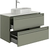 Тумба под раковину Allen Brau Fantasy 120 1.11005.CGM 2.0 олива матовый