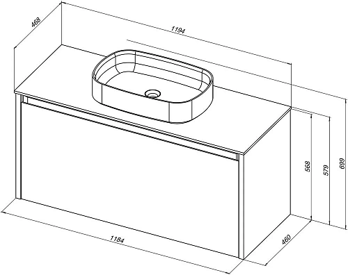Тумба под раковину Allen Brau Fantasy 120 1.11006.WM белый матовый Тумба под раковину Allen Brau Fantasy 120 1.11006.WM белый матовый