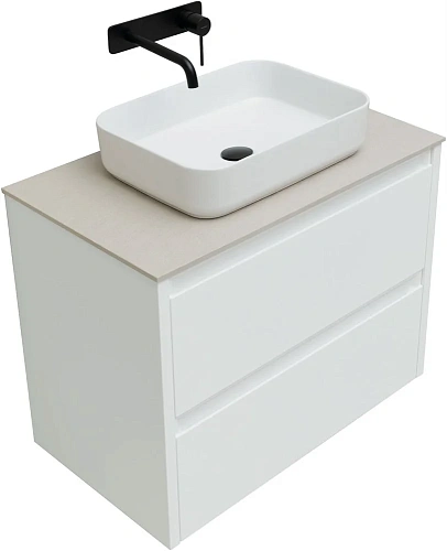 Тумба под раковину Allen Brau Fantasy 80 1.11001.WM белый матовый Тумба под раковину Allen Brau Fantasy 80 1.11001.WM белый матовый